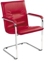 Nowy Styl Besucherstühle Rumba RUMBA CHROM V79N rot...