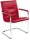 Nowy Styl Besucherstühle Rumba RUMBA CHROM V79N rot Kunstleder, 2 St.