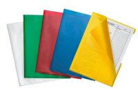 DURABLE Sichthüllen DIN A4 farbsortiert genarbt 0,12...