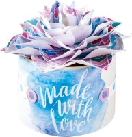 folia Motivblock AQUARELL farbsortiert 270 g/qm 20 Blatt