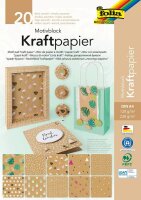 folia Motivblock Kraftpapier 1 farbsortiert 120/230 g/qm...