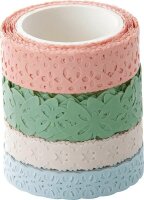 folia Washi Dekor pastell Deko-Klebeband matt 10,0/15,0...