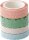 folia Washi Dekor pastell Deko-Klebeband matt 10,0/15,0 mm x 5,0 m 4 Rollen