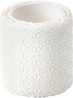 folia Washi Dekor Blüten weiß Deko-Klebeband...