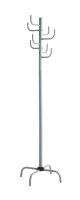 HAKU Möbel Kleiderständer 43700 grau Metall 8 Haken 37,0 x 180,0 cm, 1 St.