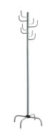 HAKU Möbel Kleiderständer 43700 grau Metall 8 Haken 37,0 x 180,0 cm, 1 St.