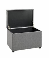 HAKU Möbel Sitztruhe 52126 anthrazit Holz 58,0 cm