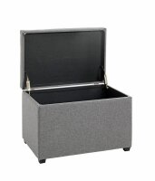 HAKU Möbel Sitztruhe 52126 anthrazit Holz 58,0 cm