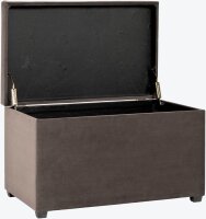 HAKU Möbel Sitztruhe 52827 anthrazit Holz 58,0 cm