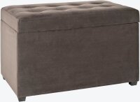 HAKU Möbel Sitztruhe 52827 anthrazit Holz 58,0 cm