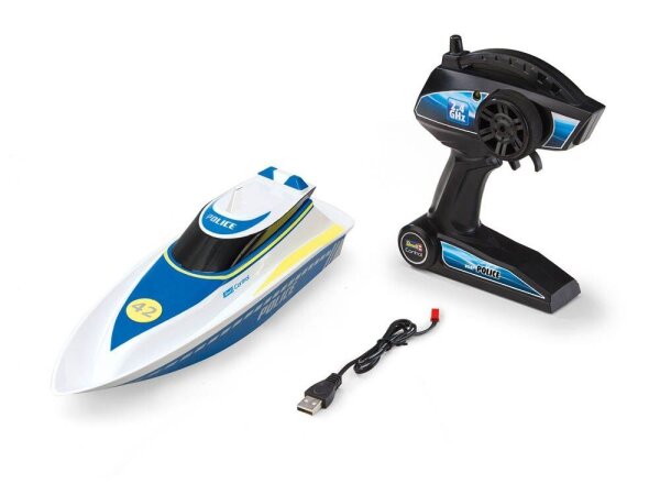 Revell RC Boat Police Ferngesteuertes Speedboot weiß