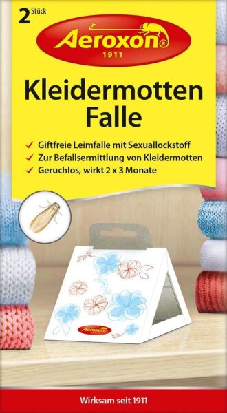 Aeroxon Mottenfalle weiß, blau, 2 St.