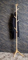HAKU Möbel Kleiderständer 47179 braun Holz 8 Haken 43,0 x 174,0 cm, 1 St.