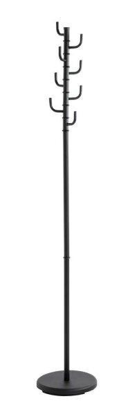 HAKU Möbel Kleiderständer 17544 schwarz Metall 8 Haken 29,0 x 170,0 cm, 1 St.