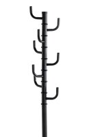 HAKU Möbel Kleiderständer 17544 schwarz Metall 8 Haken 29,0 x 170,0 cm, 1 St.