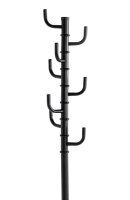 HAKU Möbel Kleiderständer 17544 schwarz Metall 8 Haken 29,0 x 170,0 cm, 1 St.