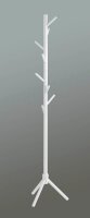 HAKU Möbel Kleiderständer 47379 weiß Holz 8 Haken 43,0 x 174,0 cm, 1 St.