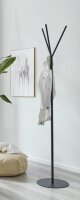 HAKU Möbel Kleiderständer 47599 schwarz Metall 3 Haken 35,0 x 173,0 cm, 1 St.