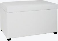 HAKU Möbel Sitztruhe 52324 weiß Holz 58,0 cm