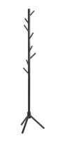 HAKU Möbel Kleiderständer 47579 schwarz Holz 8 Haken 43,0 x 174,0 cm, 1 St.