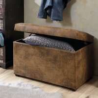 HAKU Möbel Sitztruhe 52824 braun Holz 58,0 cm