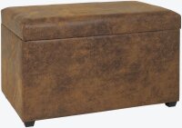 HAKU Möbel Sitztruhe 52824 braun Holz 58,0 cm