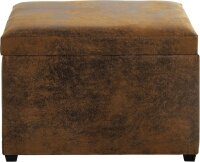 HAKU Möbel Sitztruhe 52824 braun Holz 58,0 cm
