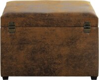 HAKU Möbel Sitztruhe 52824 braun Holz 58,0 cm
