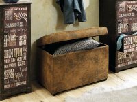 HAKU Möbel Sitztruhe 52824 braun Holz 58,0 cm