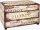 HAKU Möbel Sitztruhe 52922 Motiv Schriftzug Holz 58,0 cm