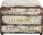 HAKU Möbel Sitztruhe 52922 Motiv Schriftzug Holz 58,0 cm