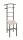 HAKU Möbel Herrendiener 81550 eiche Metall 46,0 x 109,0 cm, 1 St.