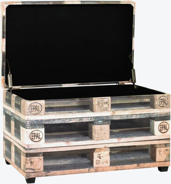HAKU Möbel Sitztruhe 52925 Motiv Palette Holz 58,0 cm