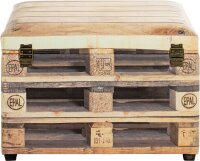 HAKU Möbel Sitztruhe 52925 Motiv Palette Holz 58,0 cm