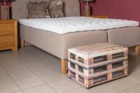 HAKU Möbel Sitztruhe 52925 Motiv Palette Holz 58,0 cm