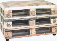 HAKU Möbel Sitztruhe 52925 Motiv Palette Holz 58,0 cm