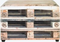 HAKU Möbel Sitztruhe 52925 Motiv Palette Holz 58,0 cm