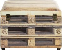 HAKU Möbel Sitztruhe 52925 Motiv Palette Holz 58,0 cm