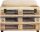 HAKU Möbel Sitztruhe 52925 Motiv Palette Holz 58,0 cm