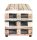 HAKU Möbel Sitztruhe 52925 Motiv Palette Holz 58,0 cm