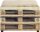 HAKU Möbel Sitztruhe 52925 Motiv Palette Holz 58,0 cm