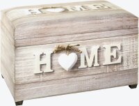 HAKU Möbel Sitztruhe 52923 Motiv Home Holz 58,0 cm