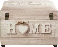 HAKU Möbel Sitztruhe 52923 Motiv Home Holz 58,0 cm