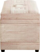 HAKU Möbel Sitztruhe 52923 Motiv Home Holz 58,0 cm
