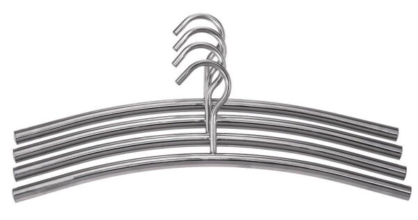 Zeller Kleiderbügel silber, 4 St.