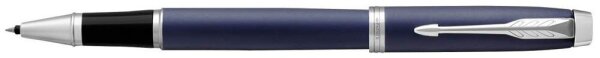 PARKER IM Tintenroller blaumatt/silber 0,5 mm, Schreibfarbe: schwarz, 1 St.
