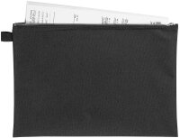 VELOFLEX Reißverschlussbeutel DIN A4 schwarz/silber...
