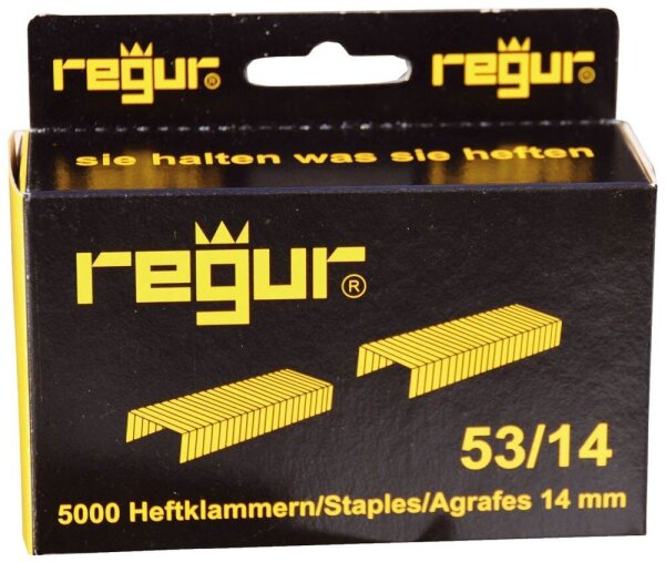 regur® Tackerklammern 53/14 14 mm, 5.000 St.