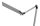 Hansa Wave LED Schreibtischlampe silber 8,5 W