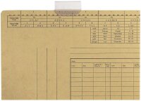 LEITZ Vollsichtreiter 2455 transparent, 50 St.